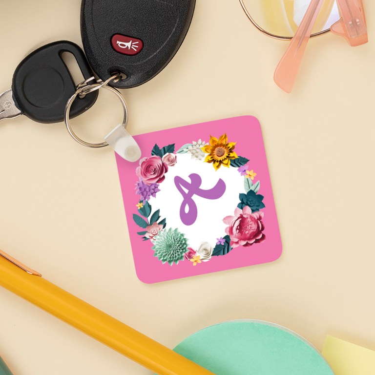 5524_Angie_Floral_Frame_Keychain